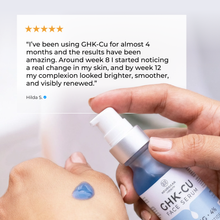 Load image into Gallery viewer, Copper Peptide Face Serum | 4% Gentle High Strength GHK CU